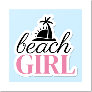 Beach Girl Posters and Art